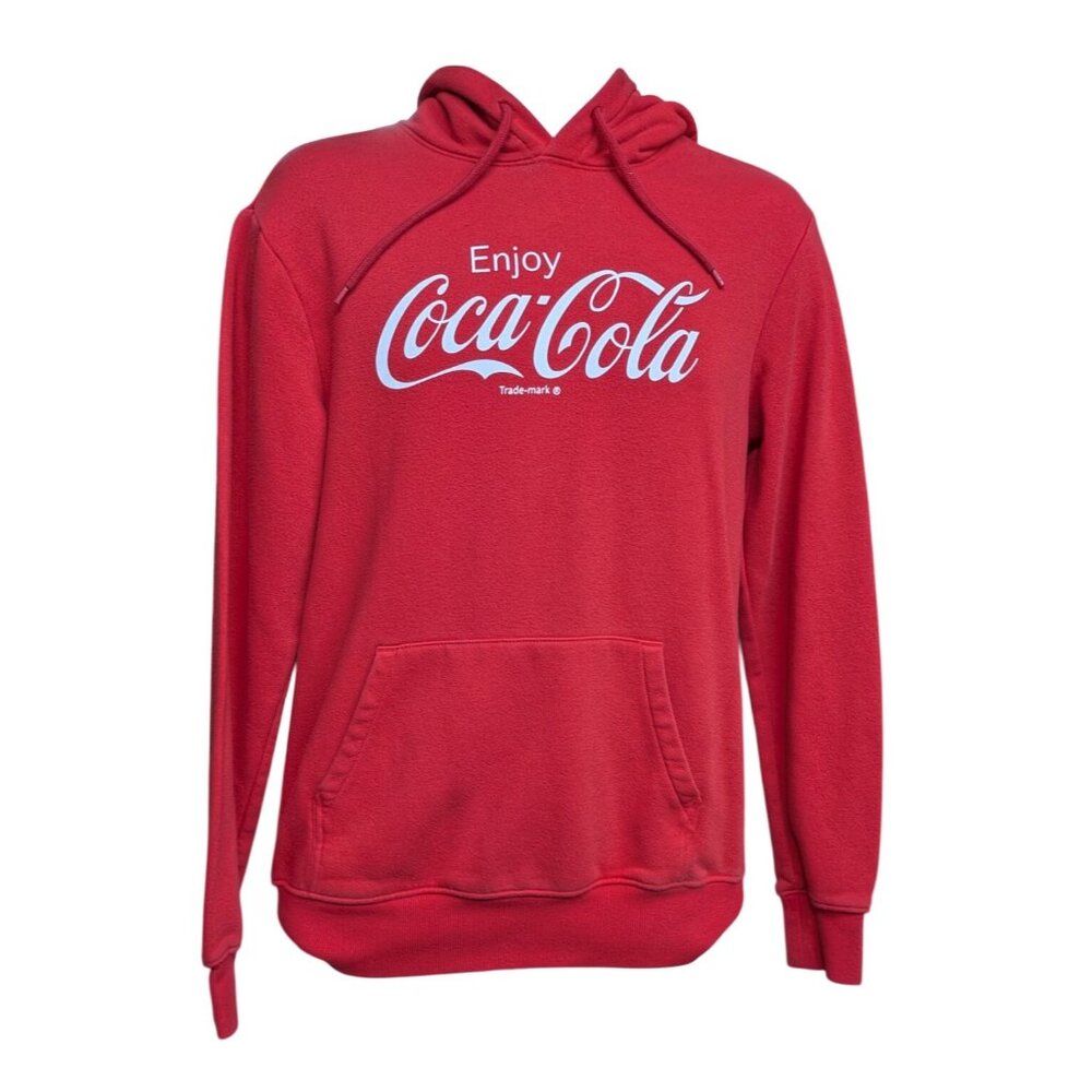 Classic Red Coca-Cola logo hoodie Unisex Size S
